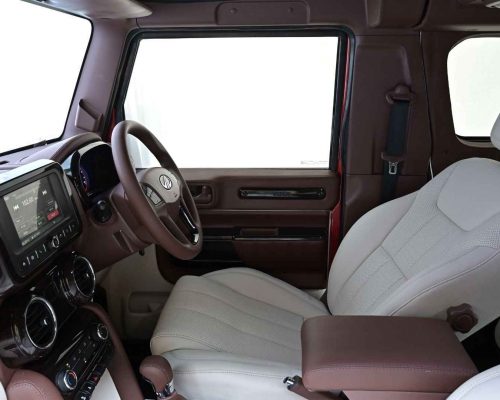 Mahindra Thar Customized Seat Beige & Brown