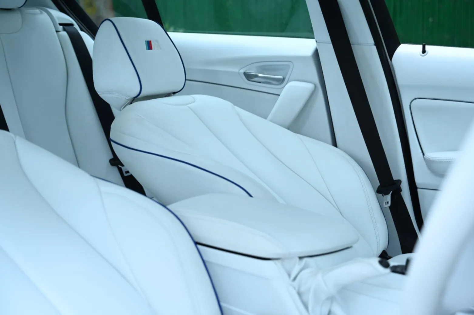 BMW interior modification featuring ambient mood lighting