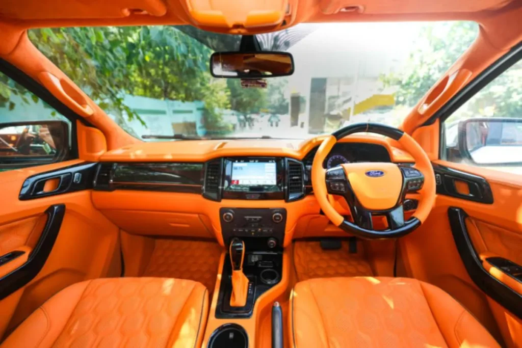 Ford Endeavour interior modified