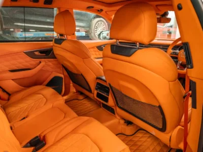 Audi modification with luxury interior upgrade