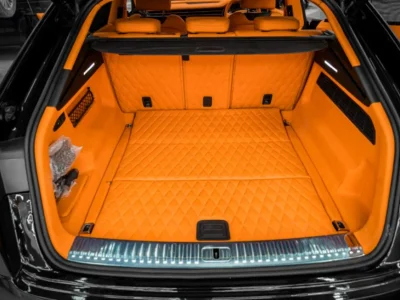 Audi modification with luxury interior upgrade