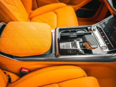 Audi modification with luxury interior upgrade