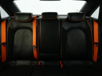 Audi modified car with custom interior design