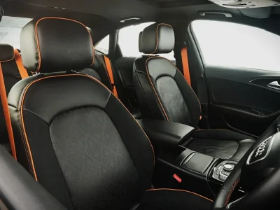 Audi modified car with custom interior design