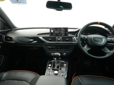 Audi modified car with custom interior design