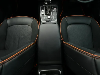Audi modified car with custom interior design